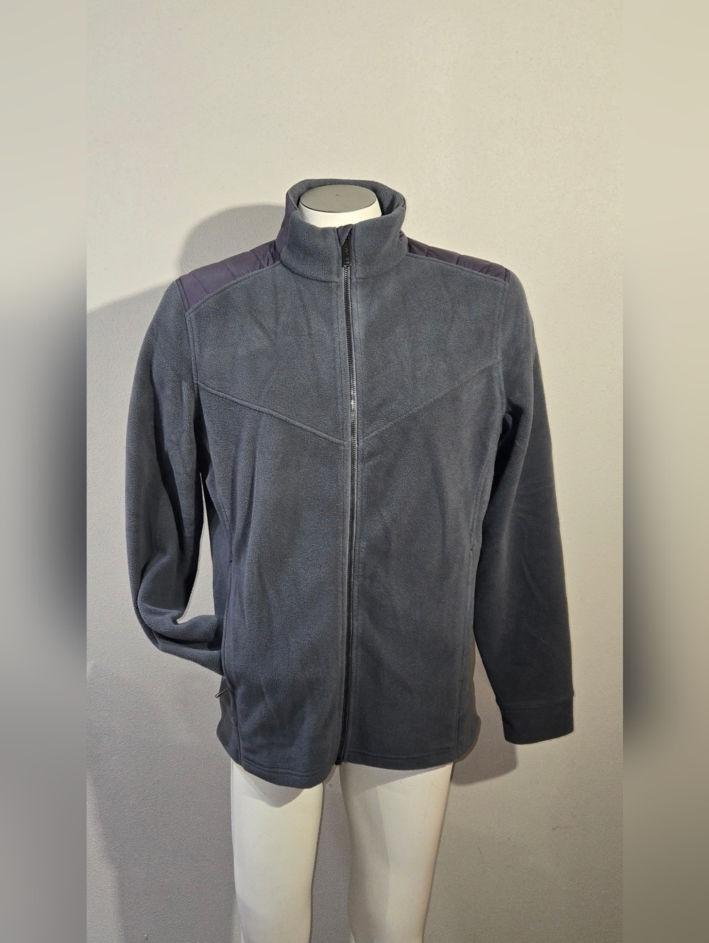 HEAD Full Zip Fleece Gray Men's Size Large
